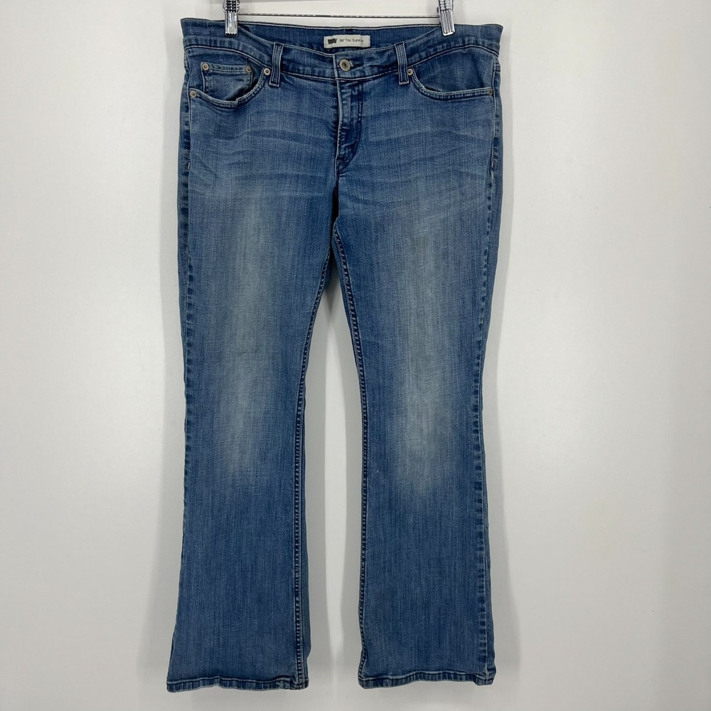 Levi's Jeans Women's Size 32 Blue 524‎ Too Superlow Vtg Y2K Low Rise